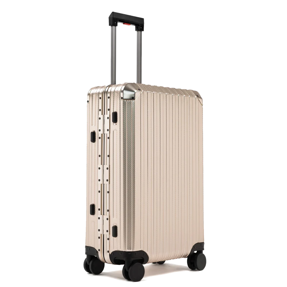 MONDO® ALUMINUM SUITCASE CHAMPAGNE