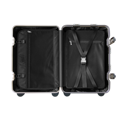 MONDO® ALUMINUM SUITCASE CHAMPAGNE