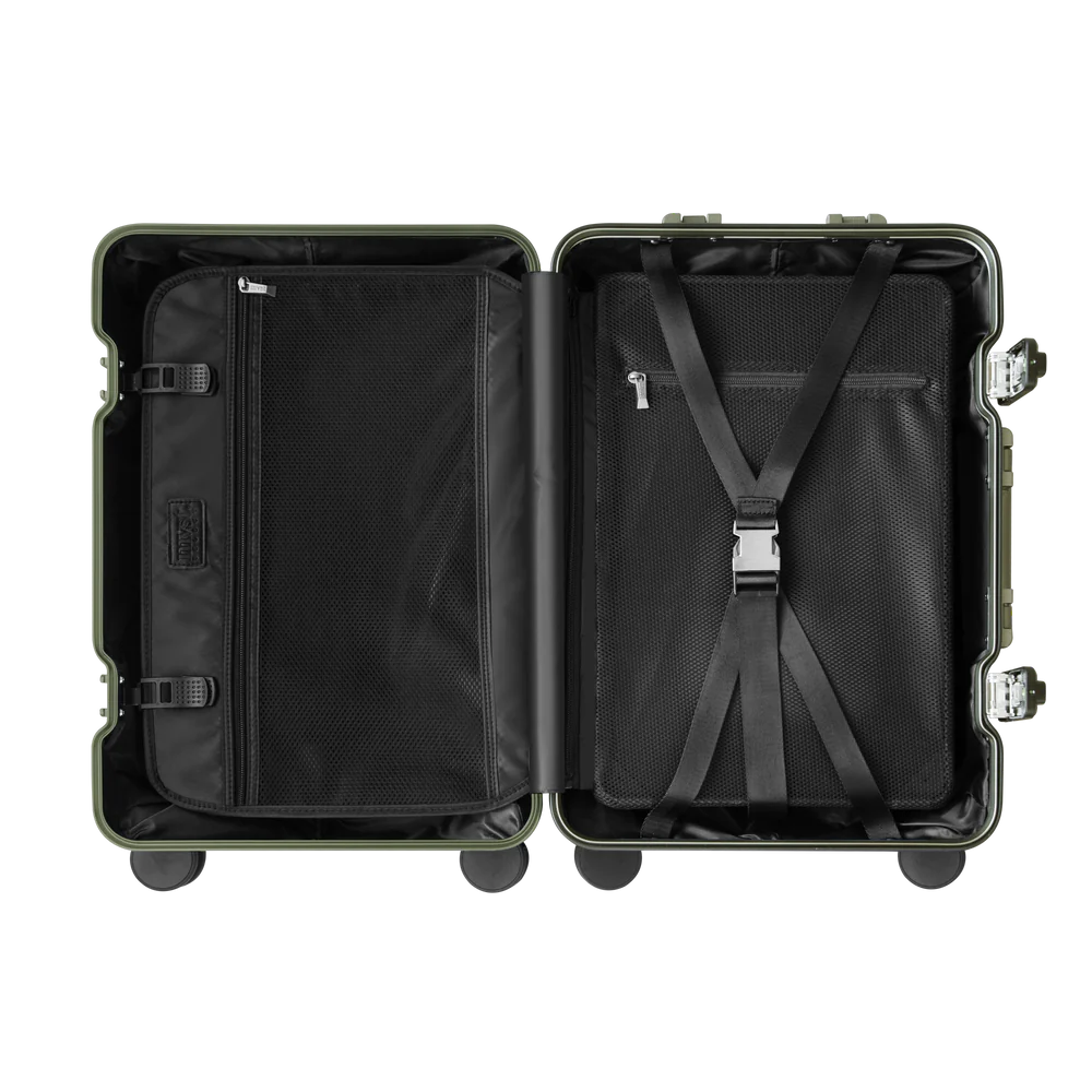 MONDO® ALUMINUM SUITCASE ARMY GREEN