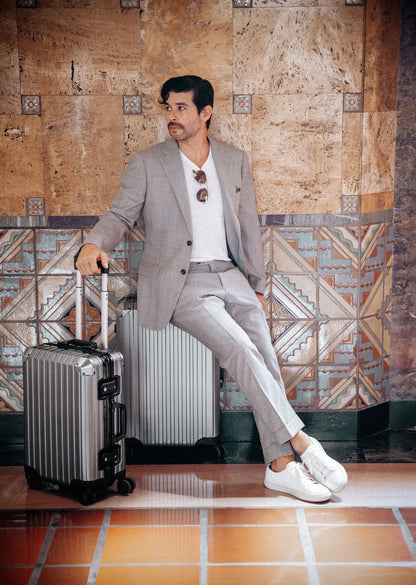 MONDO® ALUMINUM SUITCASE GUNMETAL