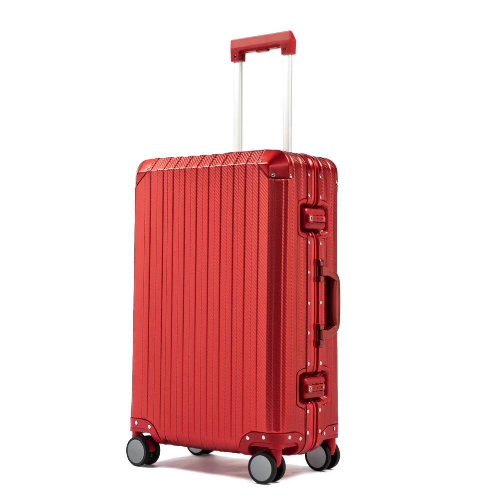 MONDO® ALUMINUM SUITCASE RED