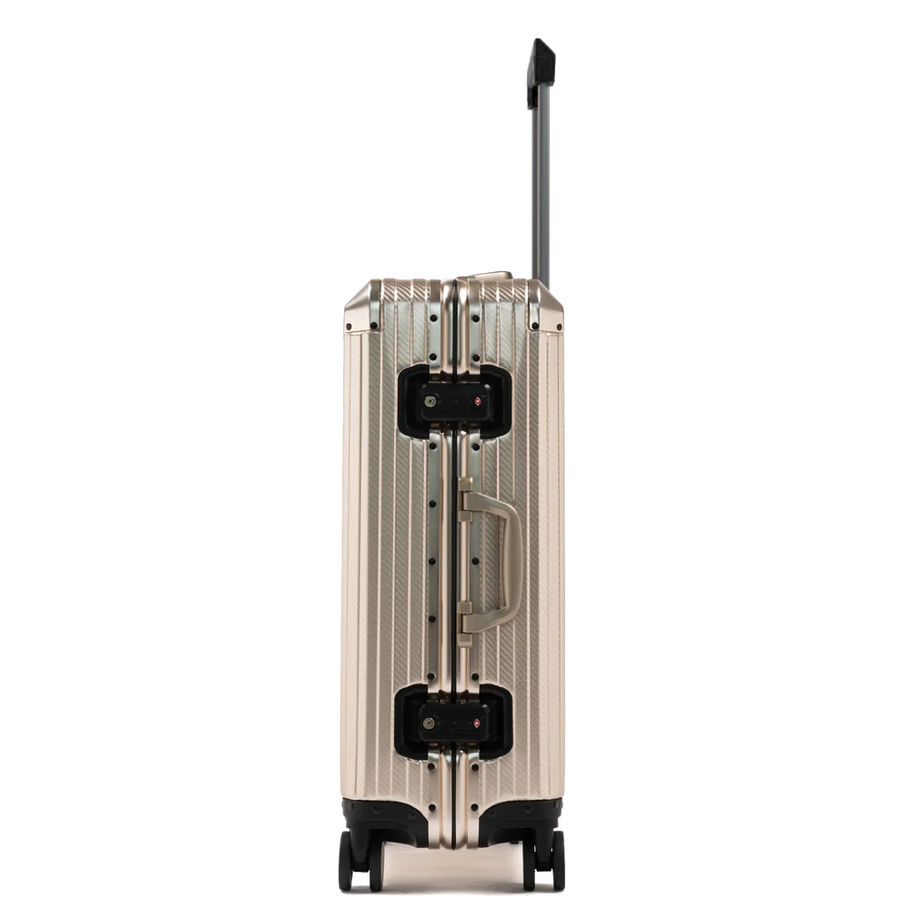 MONDO® ALUMINUM SUITCASE CHAMPAGNE