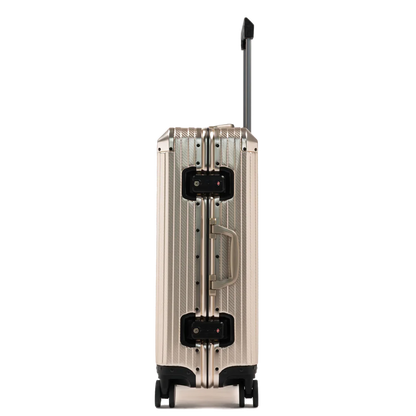 MONDO® ALUMINUM SUITCASE CHAMPAGNE